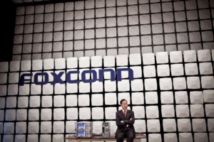 Gou Tai-Ming "Terry", chairman and president of Hon Hai Precision Industry Co Ltd., speaks at the product testing facility on the Foxconn City complex in Shenzhen, China, on Saturday, Sept. 4, 2010. Foxconn Technology Group Chairman Terry Gou cut his long-term growth target for the world's largest contract manufacturer of electronics by 50 percent as demand for Apple Inc. iPhones and iPads fails to offset slowing computer sales. Photographer: Thomas Lee/Bloomberg via Getty Images
