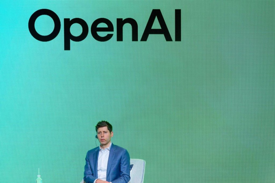 SEOUL, SOUTH KOREA - 2025/02/04: Open AI Chief Executive Officer Sam Altman speaks during the Kakao media day in Seoul. South Korean tech giant Kakao Corp. on February 4 announced partnership with OpenAI to use ChatGPT on its new artificial intelligence (AI) service joining a global alliance led by the U.S. AI company amid intensifying competition in the global AI market. (Photo by Kim Jae-Hwan/SOPA Images/LightRocket via Getty Images)