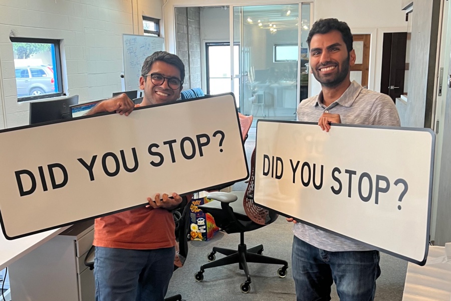 Obvio founders Ali Rehan and Dhruv Maheshwari