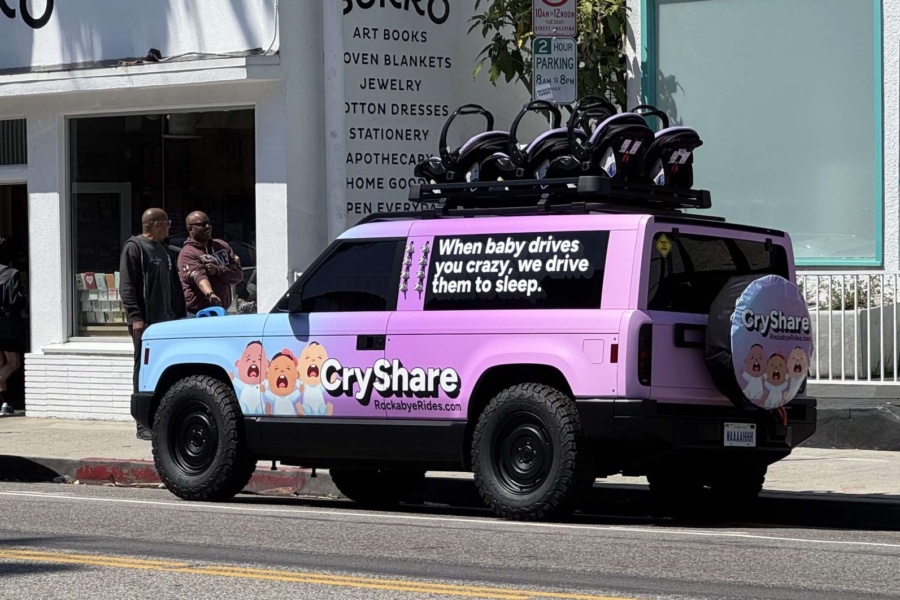 Slate Auto's concept car in Venice, CA