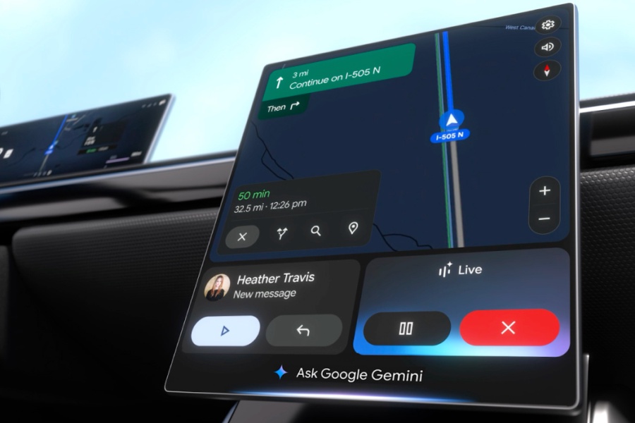 Google Gemini in Android Auto