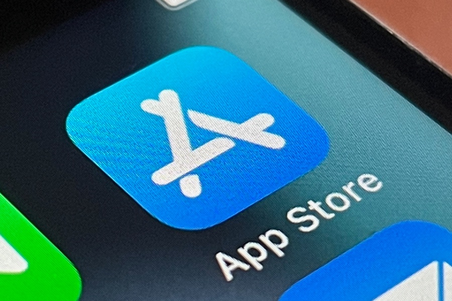 App Store icon on iPhone screen