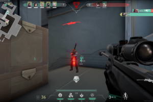 A screenshot from a game of Valorant, Riot Games' competitive online first-person shooter. (Image: Riot Games/YouTube)