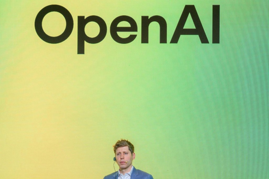 SEOUL, SOUTH KOREA - 2025/02/04: Open AI Chief Executive Officer Sam Altman speaks during the Kakao media day in Seoul. South Korean tech giant Kakao Corp. on February 4 announced partnership with OpenAI to use ChatGPT on its new artificial intelligence (AI) service joining a global alliance led by the U.S. AI company amid intensifying competition in the global AI market. (Photo by Kim Jae-Hwan/SOPA Images/LightRocket via Getty Images)
