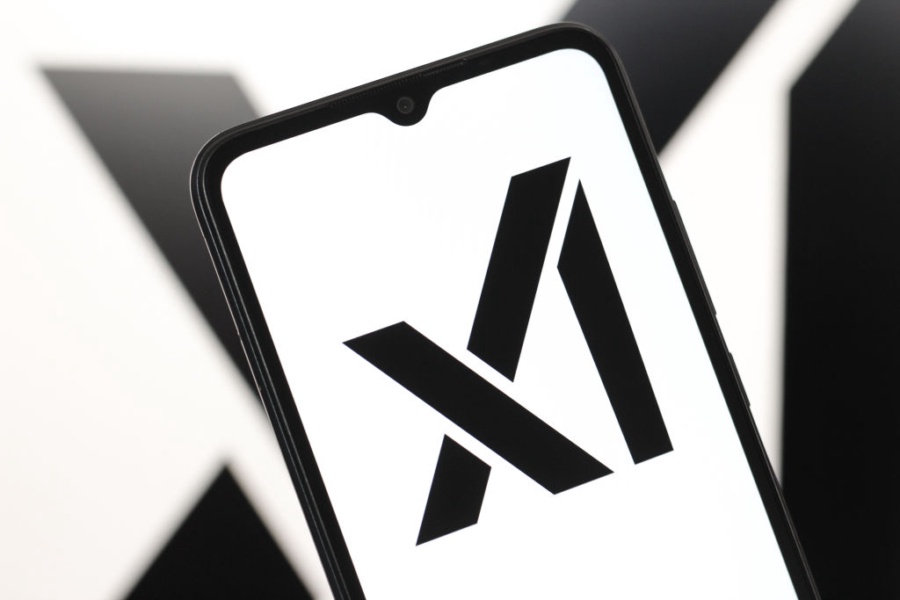 CANADA - 2025/01/22: In this photo illustration, the xAI logo is seen displayed on a smartphone screen. (Photo Illustration by Thomas Fuller/SOPA Images/LightRocket via Getty Images)