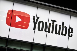 LONDON, UNITED KINGDOM - JUNE 4: Detail of the YouTube logo outside the YouTube Space studios in London, taken on June 4, 2019. (Photo by Olly Curtis/Future via Getty Images)