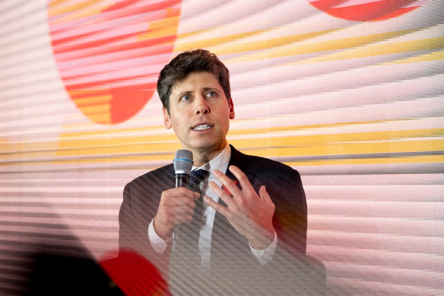 Sam Altman, chief executive officer of OpenAI Inc., speaks at Station F during the AI Action Summit in Paris, France, on Tuesday, Feb. 11, 2025. France is set to announce a total of 109 billion in investment in artificial intelligence projects in the country by companies, funds and other sources over the coming years, President Emmanuel Macron said on the eve of a two-day AI Action Summit. Photographer: Nathan Laine/Bloomberg via Getty Images