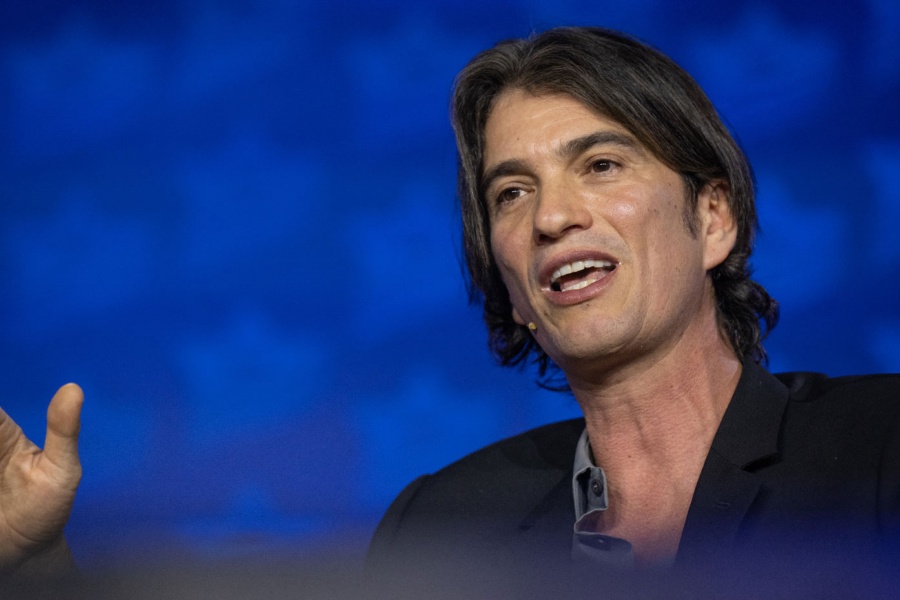 AUSTIN, TEXAS - JANUARY 19: Israeli-American businessman Adam Neumann speaks during The Israeli American Council (IAC) 8th Annual National Summit on January 19, 2023 in Austin, Texas. (Photo by Shahar Azran/Getty Images)