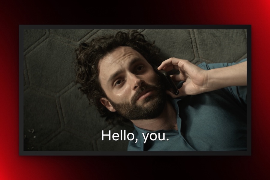 Netflix's dialogue-only subtitles option for the fifth season of "You."
