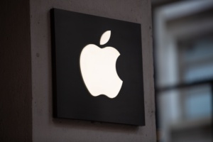 The Apple Store in Turin is placed in Via Roma in the center of the city. Apple produces the iPhone, the iPad, the iPod, iOS, Mac, MacOS, iTunes, Apple Watch, Apple TV, etc. (Photo by Alexander Pohl/NurPhoto via Getty Images)