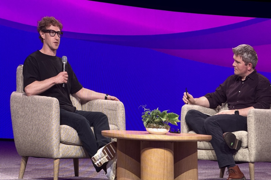 Meta CEO Mark Zuckerberg at Stripe Sessions 2025.