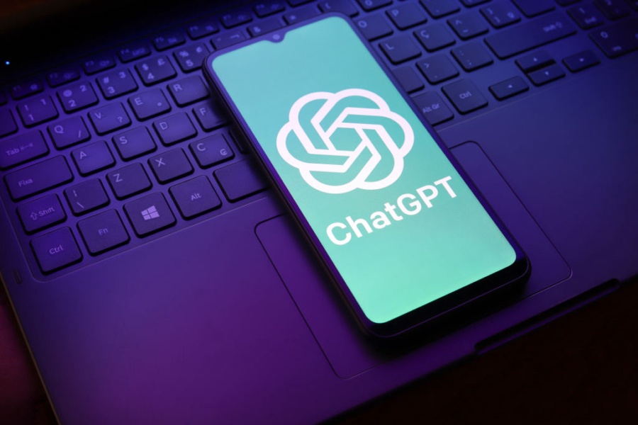 The ChatGPT logo appears on a smartphone screen in this illustration photo in Reno, United States, on January 3, 2025. (Photo Illustration by Jaque Silva/NurPhoto via Getty Images)