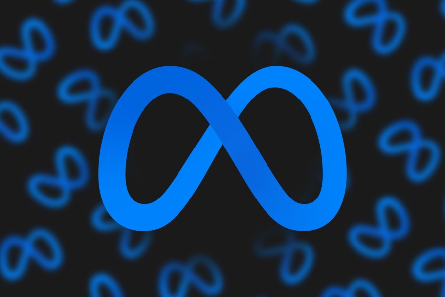 abstract Meta logo