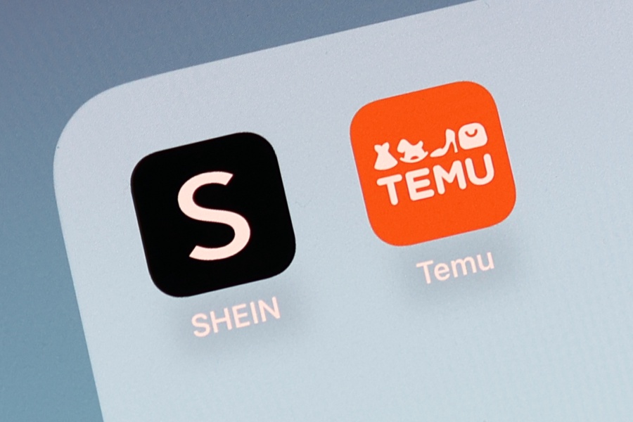 Shein and Temu icons are seen displayed on a phone screen in this illustration photo taken in Krakow, Poland on August 27, 2024. (Photo by Jakub Porzycki/NurPhoto via Getty Images)