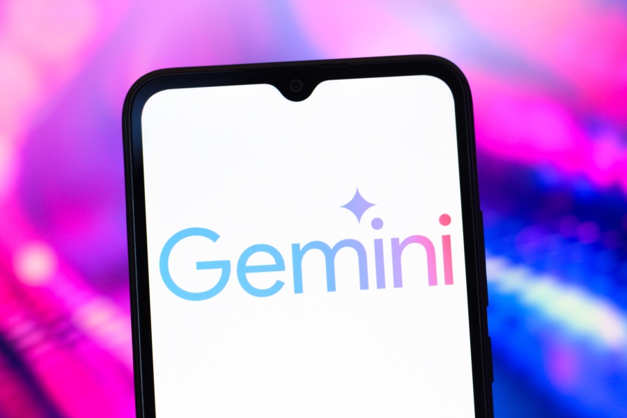 CANADA - 2025/02/03: In this photo illustration, the Google Gemini AI logo is seen displayed on a smartphone screen. (Photo Illustration by Thomas Fuller/SOPA Images/LightRocket via Getty Images)